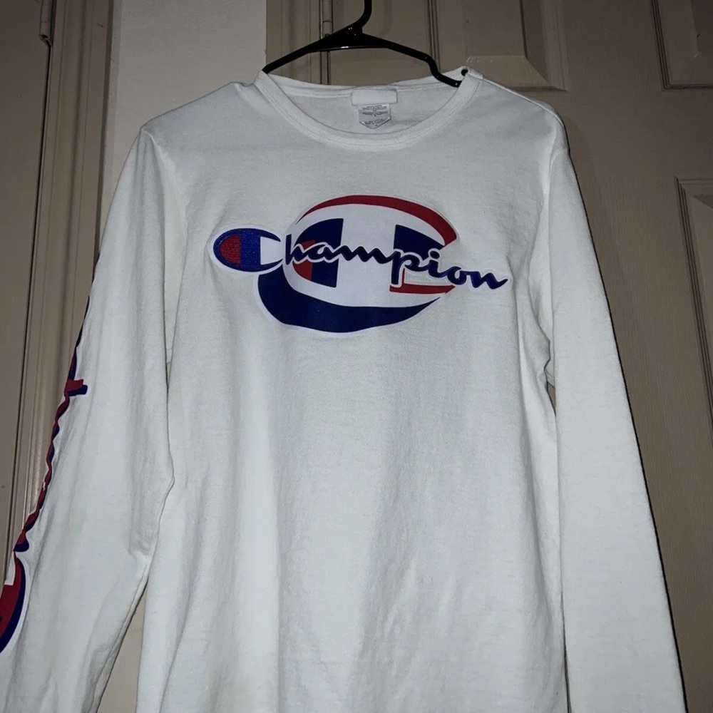 Champion Long Sleeve T-Shirt Size Small